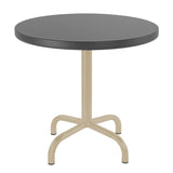 Schaffner Säntis Table d'appoint rabattable ronde Ø54cm Sable Pastel 15 Graphite 73 