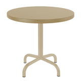 Schaffner Säntis Table d'appoint rabattable ronde Ø54cm Sable Pastel 15 Marron Pastel 83 