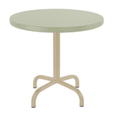 Schaffner Säntis Table d'appoint rabattable ronde Ø54cm Sable Pastel 15 Vert Pastel 64 