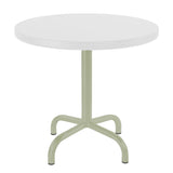 Schaffner Säntis Table d'appoint rabattable ronde Ø54cm Vert Pastel 64 Blanc 90 