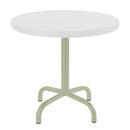 Schaffner Säntis Table d'appoint rabattable ronde Ø54cm Vert Pastel 64 Blanc 90 