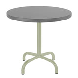 Schaffner Säntis Table d'appoint rabattable ronde Ø54cm Vert Pastel 64 Gris Argent 78 
