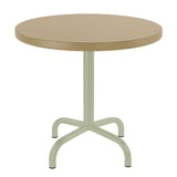 Schaffner Säntis Table d'appoint rabattable ronde Ø54cm Vert Pastel 64 Marron Pastel 83 