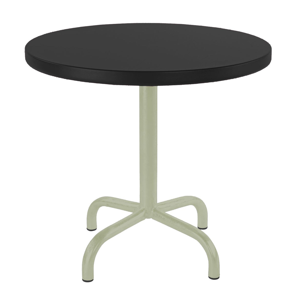 Schaffner Säntis Table d'appoint rabattable ronde Ø54cm Vert Pastel 64 Noir 91 