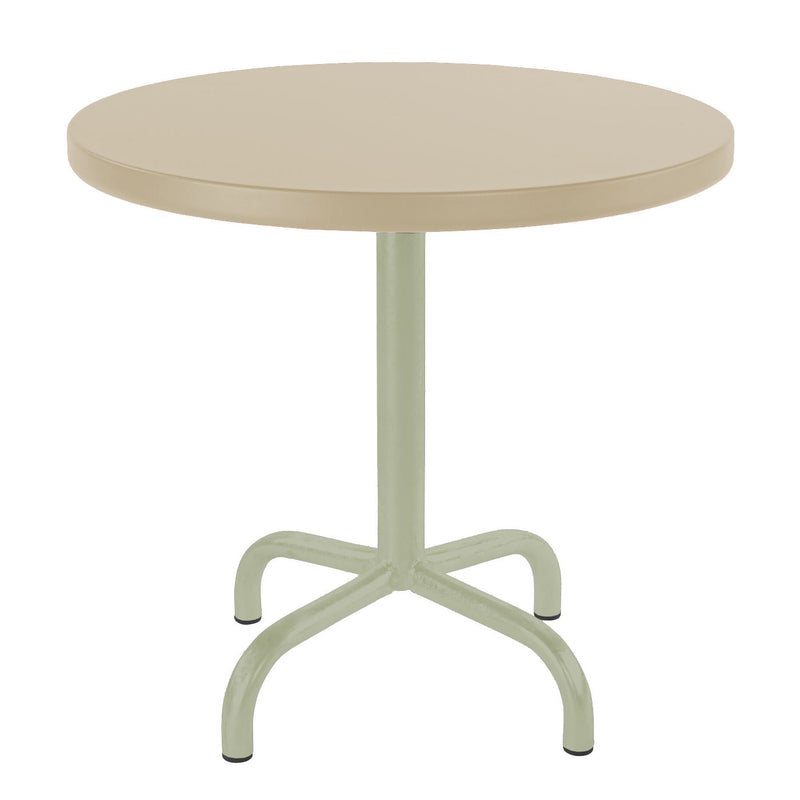Schaffner Säntis Table d'appoint rabattable ronde Ø54cm Vert Pastel 64 Sable Pastel 15 