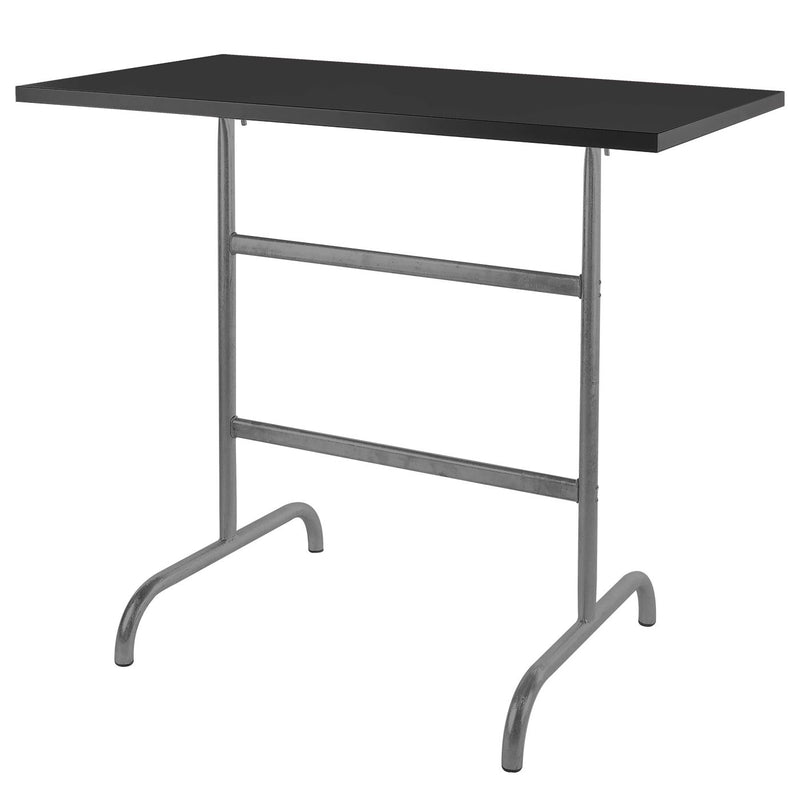 Schaffner Säntis Table haute rabattable 130x70cm Graphite 73 Noir 91 