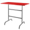 Schaffner Säntis Table haute rabattable 130x70cm Graphite 73 Rouge 30 
