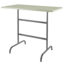Schaffner Säntis Table haute rabattable 130x70cm Graphite 73 Vert Pastel 64 