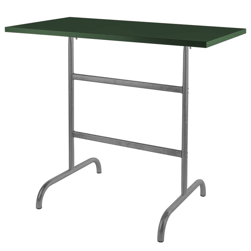Schaffner Säntis Table haute rabattable 130x70cm Graphite 73 Vert Sapin 66 