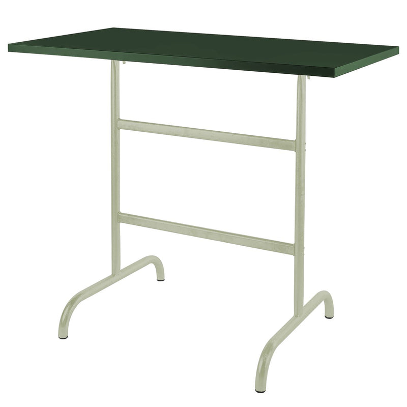Schaffner Säntis Table haute rabattable 130x70cm Vert Pastel 64 Vert Sapin 66 