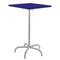 Schaffner Säntis Table haute rabattable 70x70cm Gris Argent 78 Bleu 53 