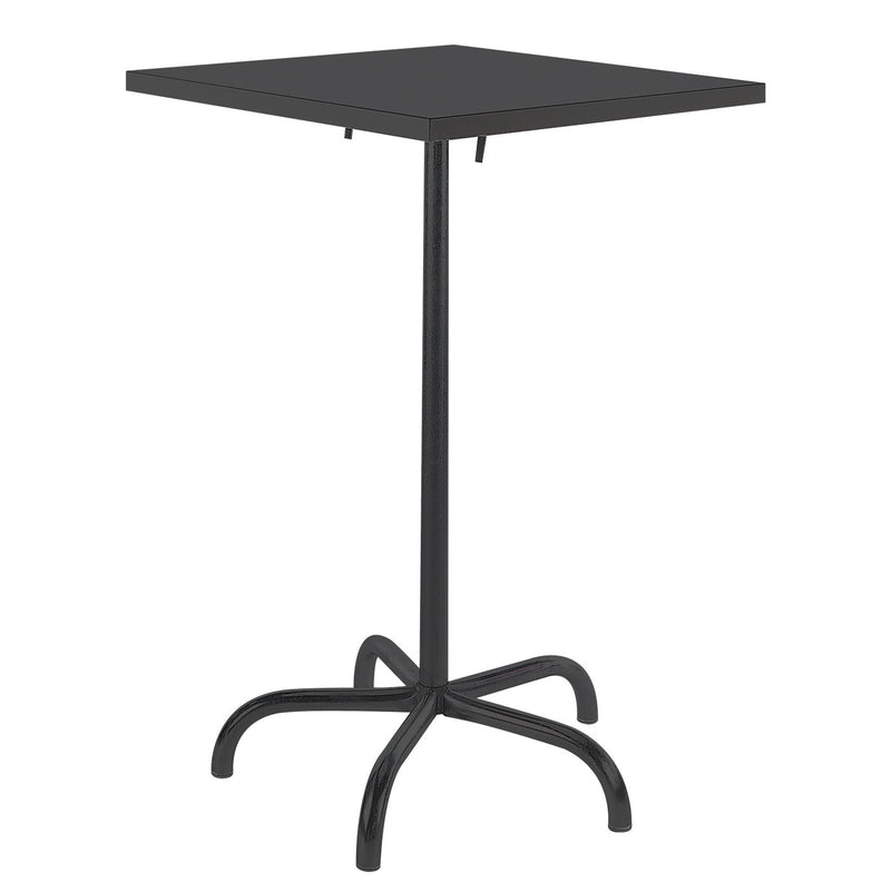 Schaffner Säntis Table haute rabattable 70x70cm Noir 91 Anthracite 77 