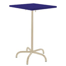 Schaffner Säntis Table haute rabattable 70x70cm Sable Pastel 15 Bleu 53 