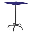 Schaffner Säntis Table haute rabattable 80x80cm Noir 91 Bleu 53 