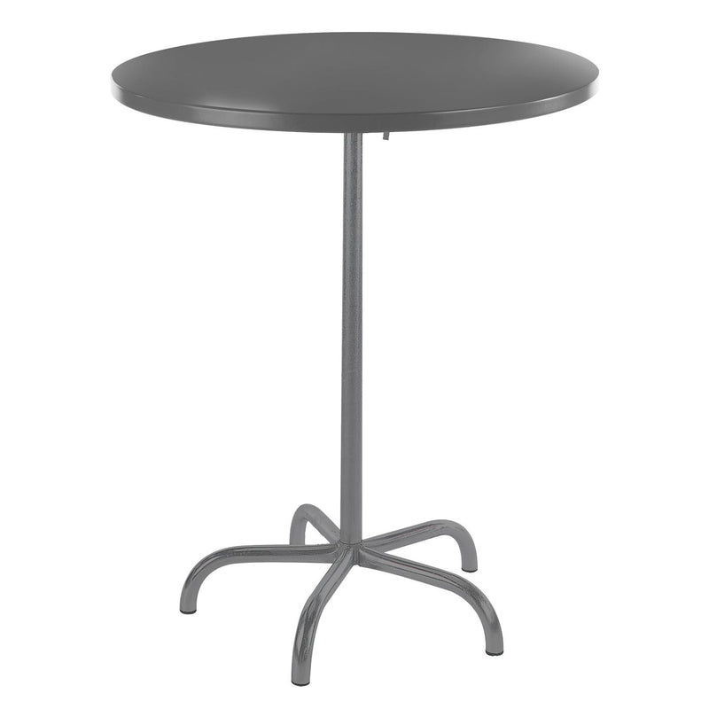 Schaffner Säntis Table haute rabattable ronde Ø80cm Graphite 73 Graphite 73 
