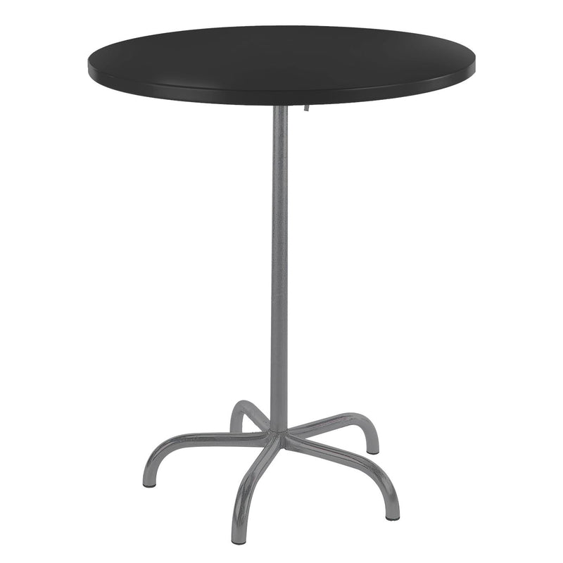 Schaffner Säntis Table haute rabattable ronde Ø80cm Graphite 73 Noir 91 