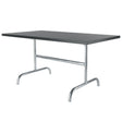 Schaffner Säntis Table repas rabattable 140x80cm Galvanisé à chaud 02 Graphite 73 