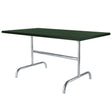 Schaffner Säntis Table repas rabattable 140x80cm Galvanisé à chaud 02 Vert Sapin 66 