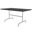 Schaffner Säntis Table repas rabattable 140x80cm Gris Argent 78 Anthracite 77 