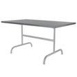 Schaffner Säntis Table repas rabattable 140x80cm Gris Argent 78 Gris Argent 78 