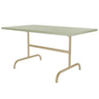 Schaffner Säntis Table repas rabattable 140x80cm Marron Pastel 83 Vert Pastel 64 