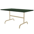 Schaffner Säntis Table repas rabattable 140x80cm Marron Pastel 83 Vert Sapin 66 