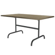 Schaffner Säntis Table repas rabattable 140x80cm Noir 91 Champagne 85 