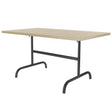 Schaffner Säntis Table repas rabattable 140x80cm Noir 91 Sable Pastel 15 