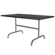 Schaffner Säntis Table repas rabattable 165x90cm Anthracite 77 Anthracite 77 