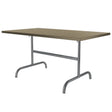 Schaffner Säntis Table repas rabattable 165x90cm Anthracite 77 Champagne 85 