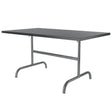 Schaffner Säntis Table repas rabattable 165x90cm Anthracite 77 Graphite 73 