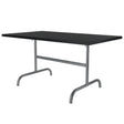 Schaffner Säntis Table repas rabattable 165x90cm Anthracite 77 Noir 91 