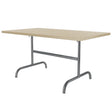 Schaffner Säntis Table repas rabattable 165x90cm Anthracite 77 Sable Pastel 15 