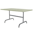Schaffner Säntis Table repas rabattable 165x90cm Anthracite 77 Vert Pastel 64 