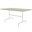 Schaffner Säntis Table repas rabattable 165x90cm Blanc 90 Vert Pastel 64 