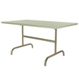 Schaffner Säntis Table repas rabattable 165x90cm Champagne 85 Vert Pastel 64 