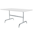 Schaffner Säntis Table repas rabattable 165x90cm Galvanisé à chaud 02 Blanc 90 