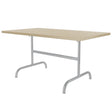 Schaffner Säntis Table repas rabattable 165x90cm Gris Argent 78 Sable Pastel 15 