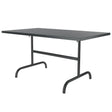 Schaffner Säntis Table repas rabattable 165x90cm Noir 91 Graphite 73 