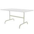 Schaffner Säntis Table repas rabattable 165x90cm Vert Pastel 64 Blanc 90 