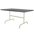 Schaffner Säntis Table repas rabattable 165x90cm Vert Pastel 64 Graphite 73 