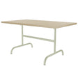 Schaffner Säntis Table repas rabattable 165x90cm Vert Pastel 64 Sable Pastel 15 