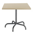 Schaffner Säntis Table repas rabattable 80x80cm Anthracite 77 Sable Pastel 15 
