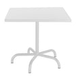 Schaffner Säntis Table repas rabattable 80x80cm Blanc 90 Blanc 90 