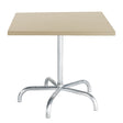 Schaffner Säntis Table repas rabattable 80x80cm Galvanisé à chaud 02 Sable Pastel 15 