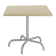 Schaffner Säntis Table repas rabattable 80x80cm Gris Argent 78 Sable Pastel 15 