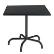 Schaffner Säntis Table repas rabattable 80x80cm Noir 91 Noir 91 