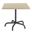 Schaffner Säntis Table repas rabattable 80x80cm Noir 91 Sable Pastel 15 
