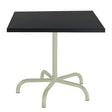 Schaffner Säntis Table repas rabattable 80x80cm Vert Pastel 64 Noir 91 