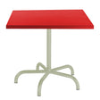 Schaffner Säntis Table repas rabattable 80x80cm Vert Pastel 64 Rouge 30 